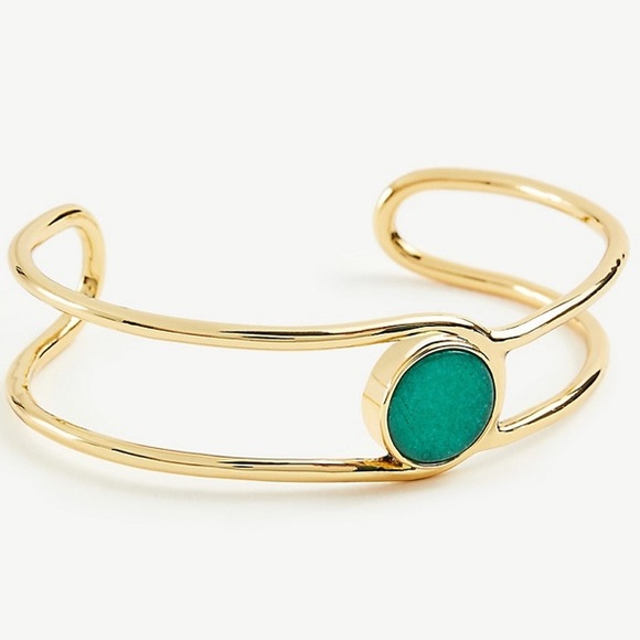 LOFT Jewelry - Ann Taylor Circle Stone Cuff Bracelet-NWT